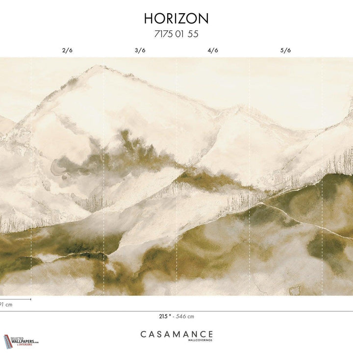 Horizon behang-Casamance-Selected Wallpapers-Interiors