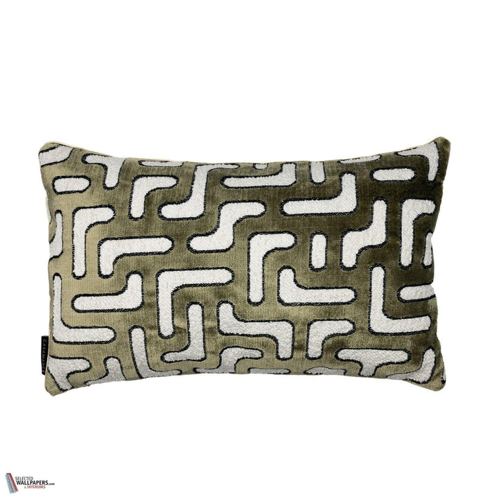 Housse de Coussin Bryce kussen-Casamance-Kaki-50 x 30 cm-Selected Wallpapers-Interiors