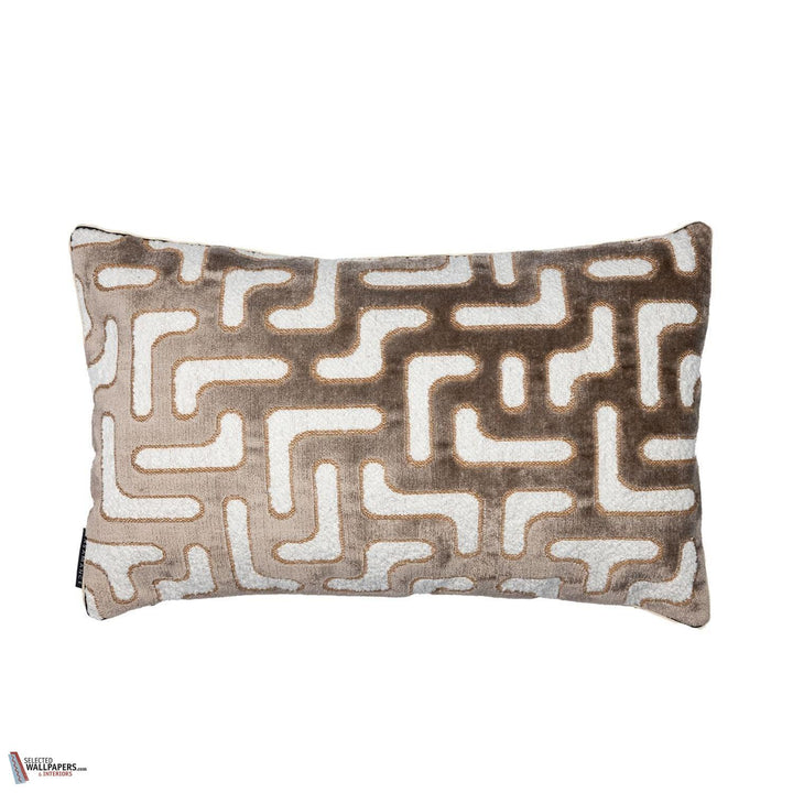 Housse de Coussin Bryce kussen-Casamance-Taupe-50 x 30 cm-Selected Wallpapers-Interiors