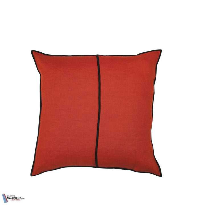 Housse de Coussin Linen-Kussen-Casamance-Cushion-Orange Sanguine-45 x 45 cm-Selected Interiors