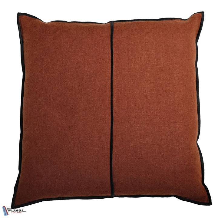 Housse de Coussin Linen-Kussen-Casamance-Cushion-Rouille-65 x 65 cm-Selected Interiors