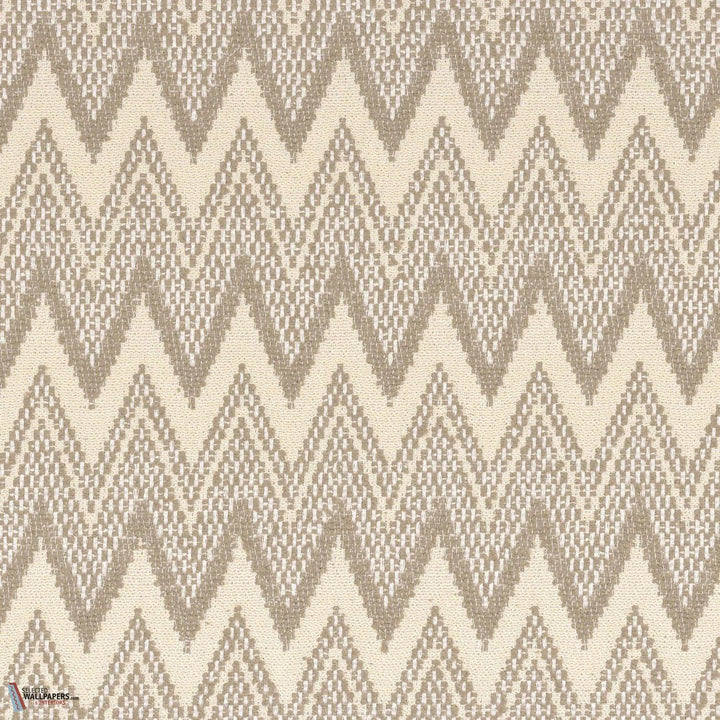 Hozho stof-Casamance-Beige-Meter (M1)-Selected Wallpapers-Interiors