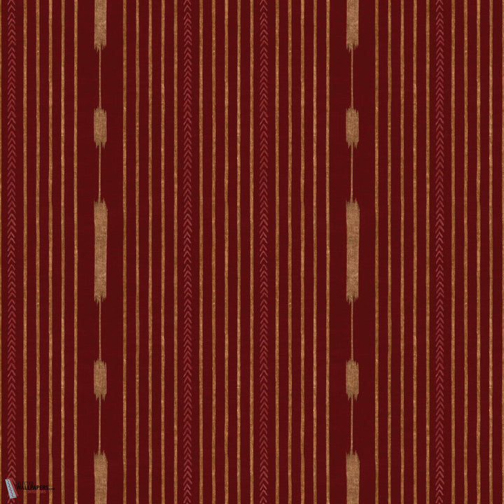 Huipil behang-Coordonne-Wine-Non Woven-Rol-Selected Wallpapers-Interiors