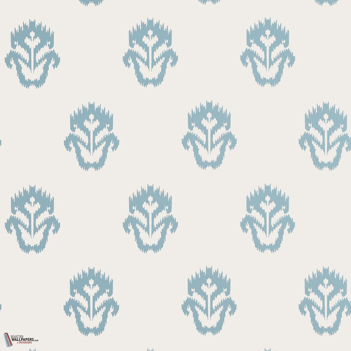 Indian wells behang-Thibaut-Spa blue-Rol-Selected Wallpapers-Interiors
