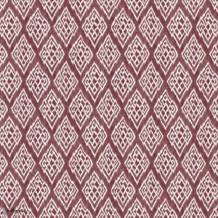 Kasuri behang-Coordonne-Wine-Non Woven-Rol-Selected Wallpapers-Interiors