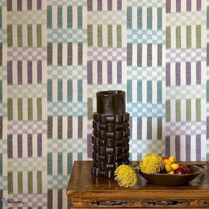 Kasuri-Pierre Frey-wallpaper-behang-Tapete-wallpaper-Selected Wallpapers