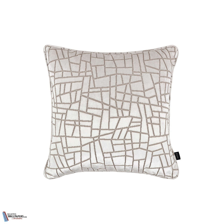 Kiesler Kussen-Zinc Textile-wallpaper-behang-Tapete-wallpaper-Moonbeam-50 x 50 cm-Selected Wallpapers