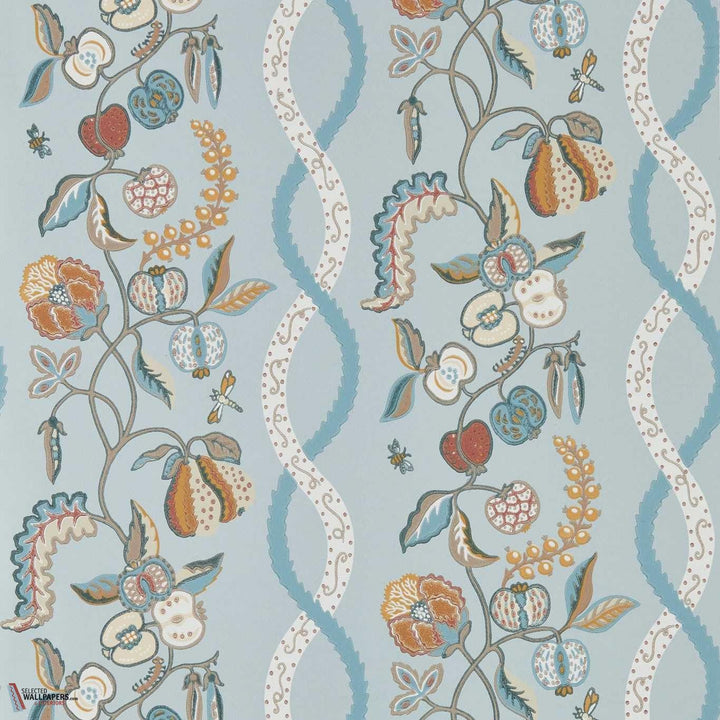 Kitchen garden behang-Sanderson-Mineral/ gooseberry-Rol-Selected Wallpapers-Interiors