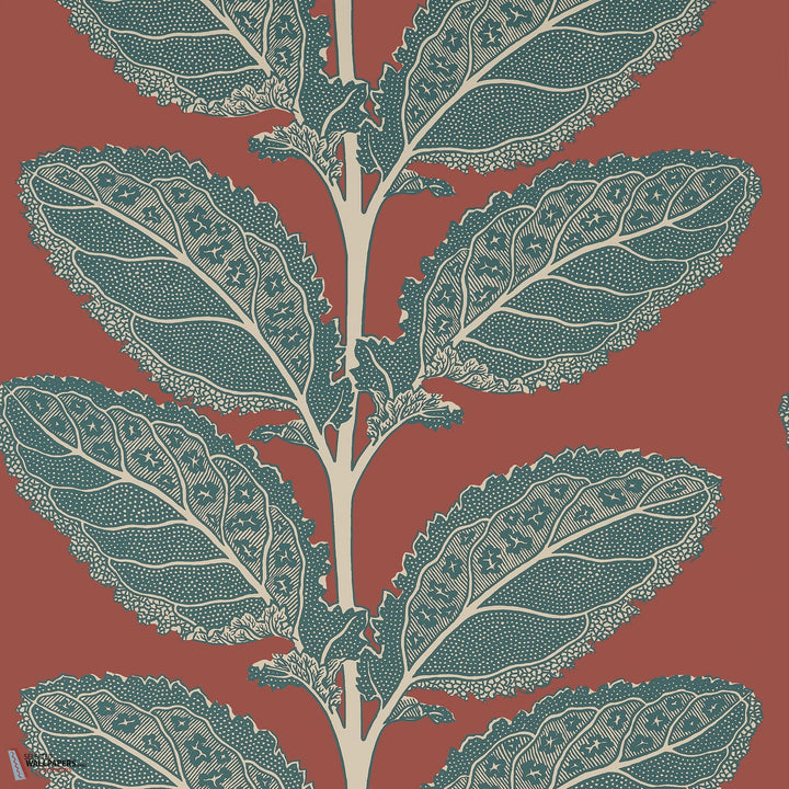 Lacinato behang-Thibaut-Sunbaked-Rol-Selected Wallpapers-Interiors