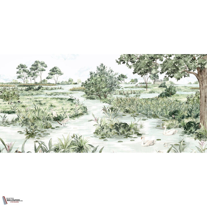 Le marais des Aigrettes behang-Les Dominotiers-02-Non Woven (70 cm)-M2-Selected Wallpapers-Interiors