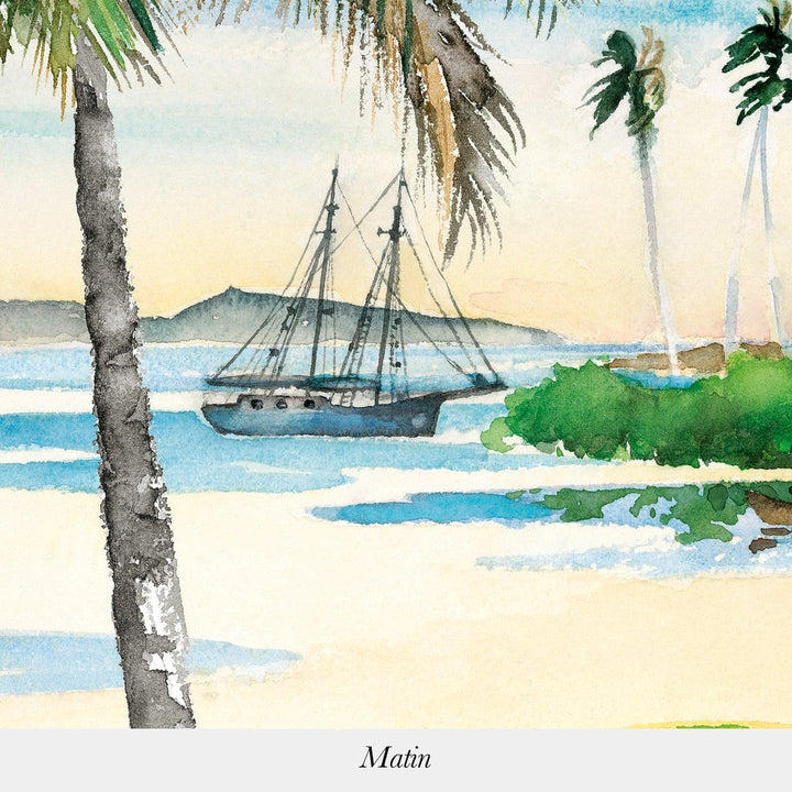 Les Iles-Isidore Leroy-wallpaper-behang-Tapete-wallpaper-Matin-Non Woven-Selected Wallpapers