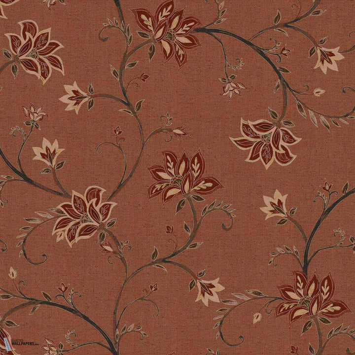 Lily behang-Coordonne-Clay-Non Woven-Rol-Selected Wallpapers-Interiors