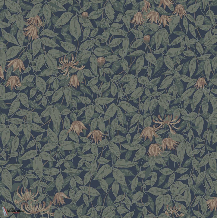 Linnea behang-Sandberg-Midnight blue-Rol-Selected Wallpapers-Interiors