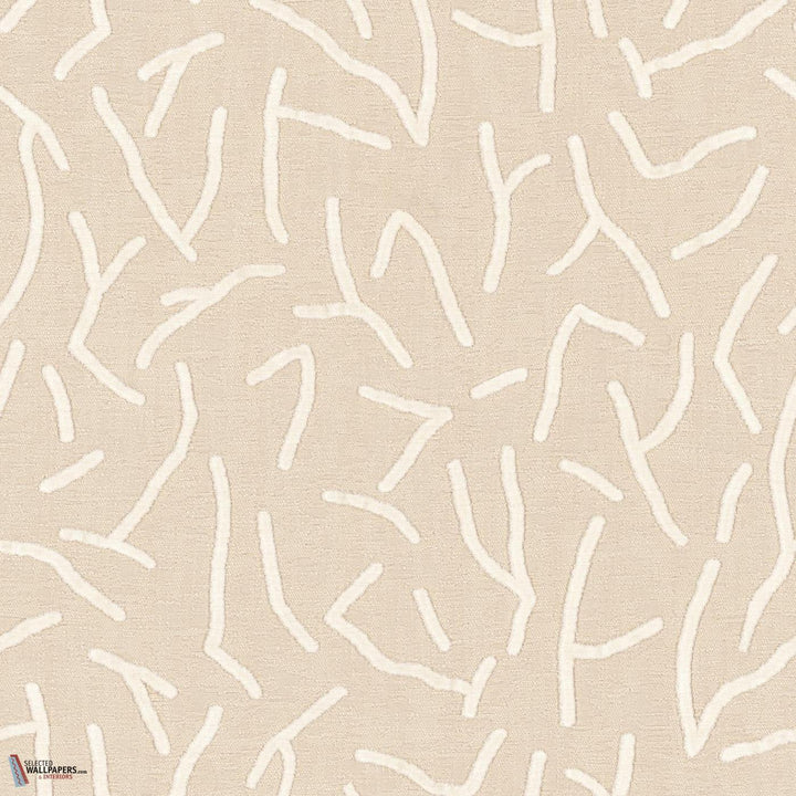 Loreak stof-Dedar-Bianco polare-Meter (M1)-Selected Wallpapers-Interiors