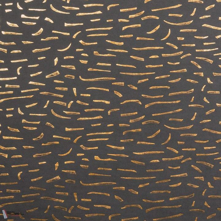 Luméis behang-Casamance-Noir de lune bronze-Meter (M1)-Selected Wallpapers-Interiors