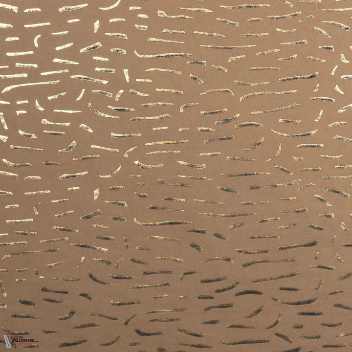 Luméis behang-Casamance-Terre de sienne bronze-Meter (M1)-Selected Wallpapers-Interiors