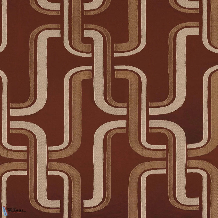 Luminescence Stof-Casamance-Acajou-Meter (M1)-Selected-Wallpapers-Interiors