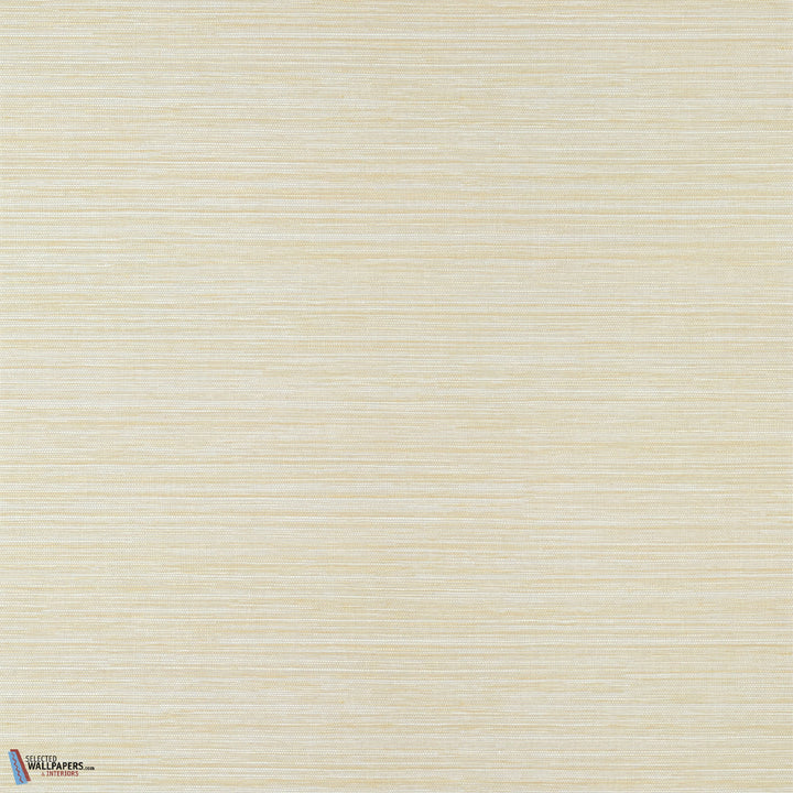 Luta Sisal-Thibaut-Flax and Metallic Gold-Rol-Selected-Wallpapers-Interiors