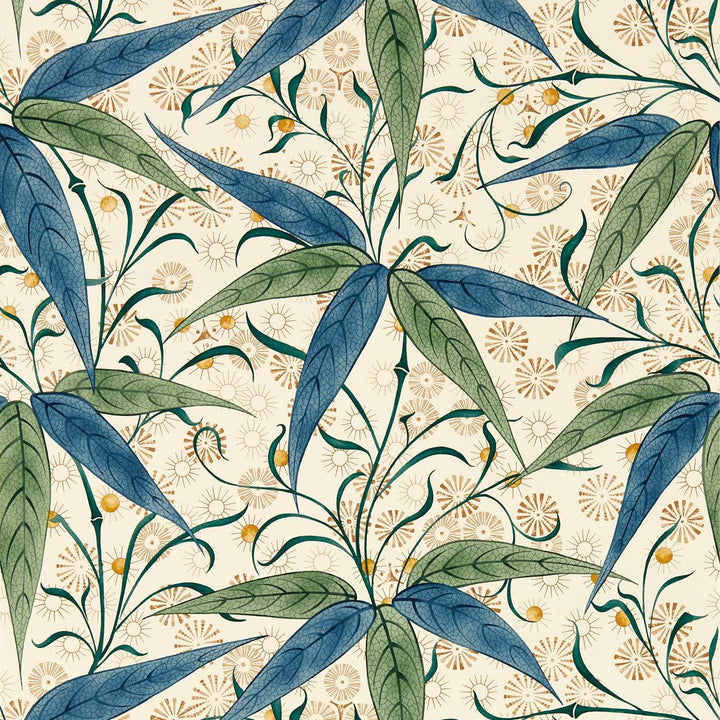 Bamboo behang-Behang-Morris & Co-Thyme/Artichoke-Rol-Selected Wallpapers &amp; Interiors
