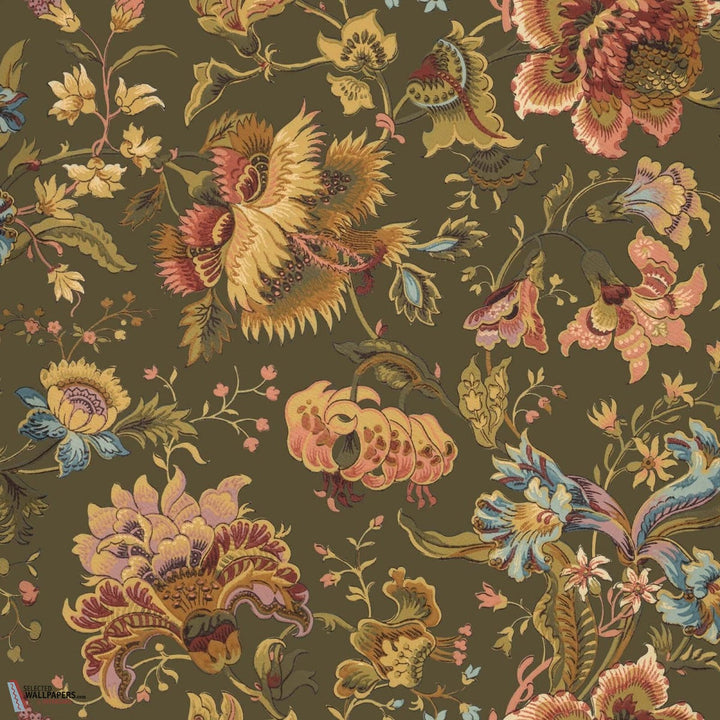Majorelle behang-House of Hackney-wallpaper-tapete-Moss Green-200 cm-Selected-Wallpapers-Interiors