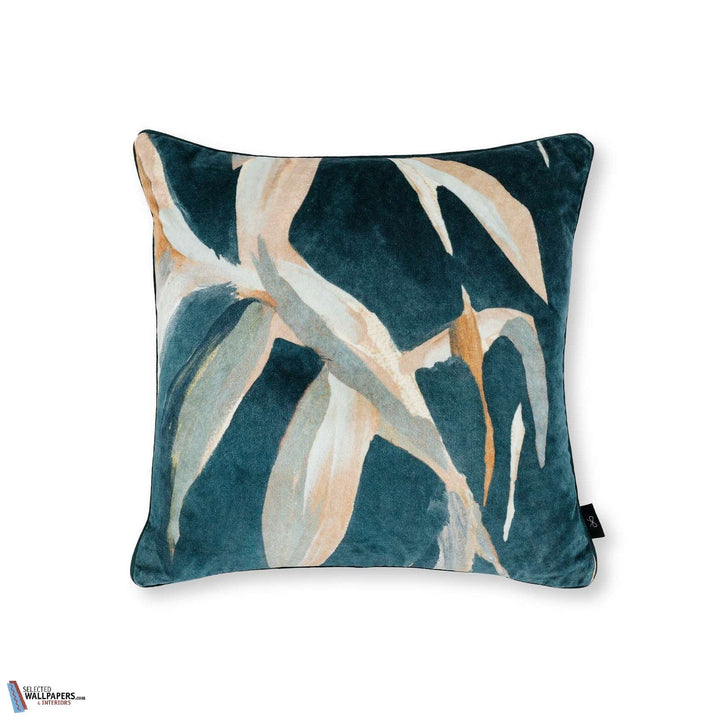 Makona Kussen-Black Edition-Kissen-Cushion-Teal-50 x 50 cm-Selected Interiors