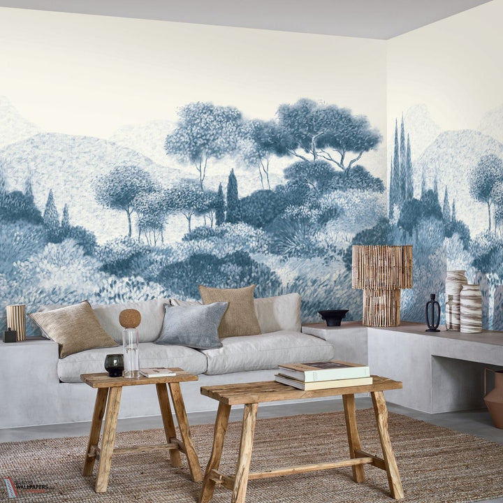 Maquis Corse behang-Casamance-wallpaper-tapete-Selected-Wallpapers-Interiors
