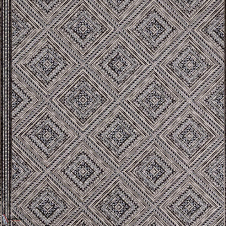 Marquetry Trellis behang-Zoffany-Slate-Meter-Selected Wallpapers-Interiors