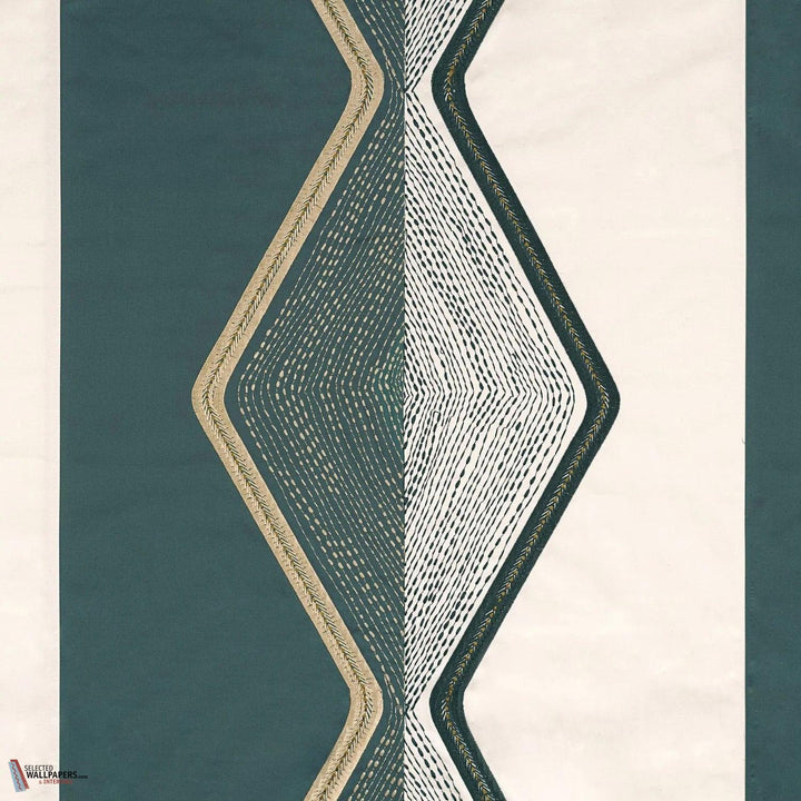 Mesa stof-Casamance-Pétrole-Meter (M1)-Selected Wallpapers-Interiors