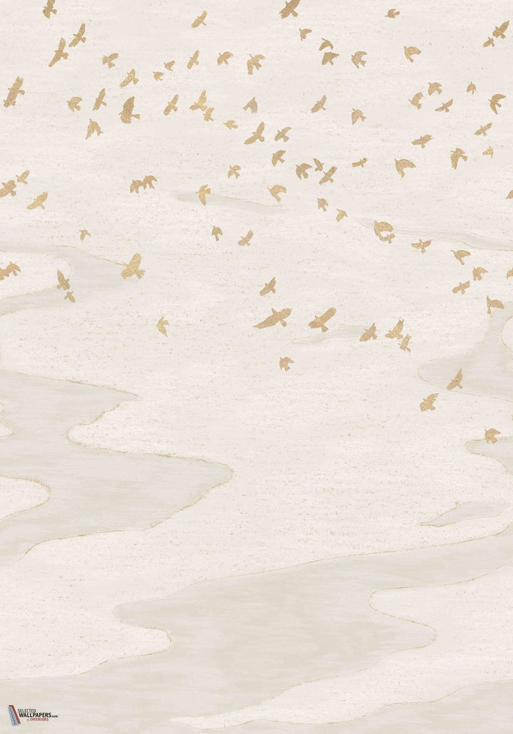 Migration behang-Casamance-wallpaper-tapete-Ivoire/Dore-Set-Selected-Wallpapers-Interiors
