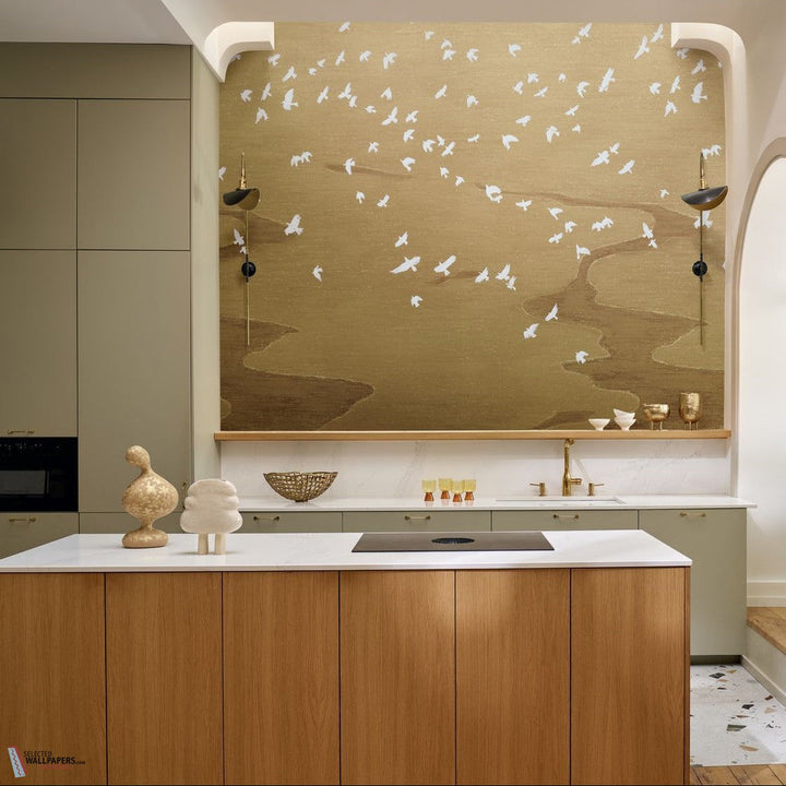 Migration behang-Casamance-wallpaper-tapete-Selected-Wallpapers-Interiors