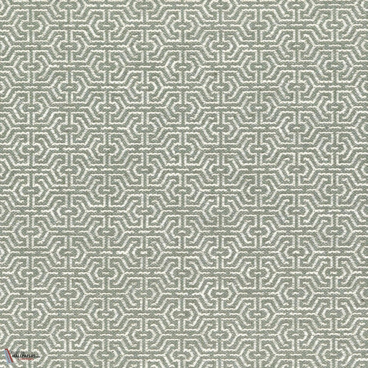 Milan stof-Casamance-Bleu galet-Meter (M1)-Selected Wallpapers-Interiors