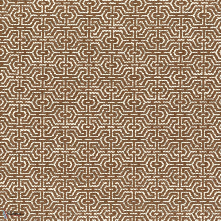 Milan stof-Casamance-Cognac-Meter (M1)-Selected Wallpapers-Interiors