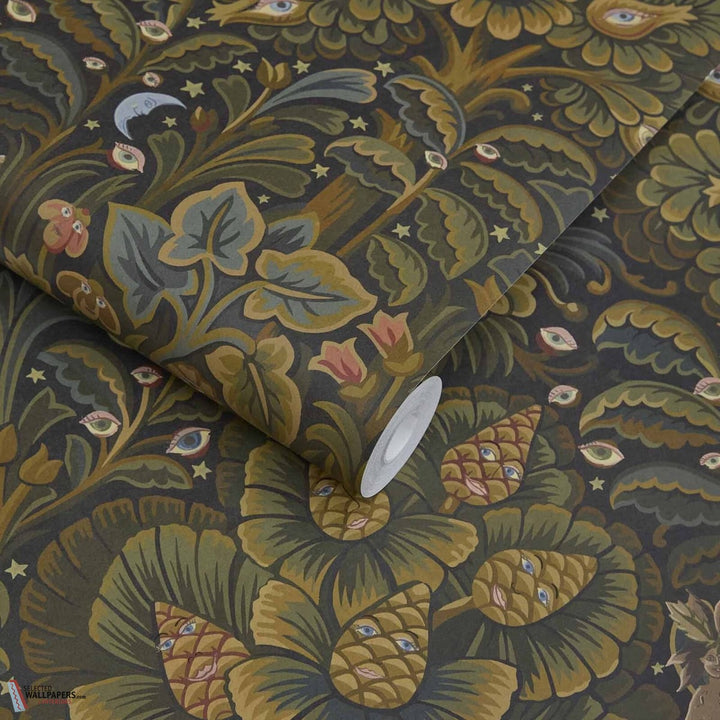Moon Garden behang-House of Hackney-wallpaper-tapete-Selected-Wallpapers-Interiors