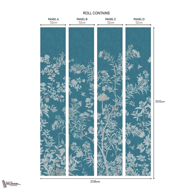 Moor Park behang-1838 wallcoverings-Selected Wallpapers-Interiors