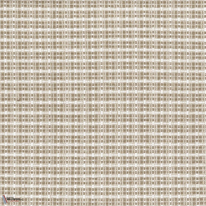 Mosaico stof-Casamance-Écru beige-Meter (M1)-Selected Wallpapers-Interiors