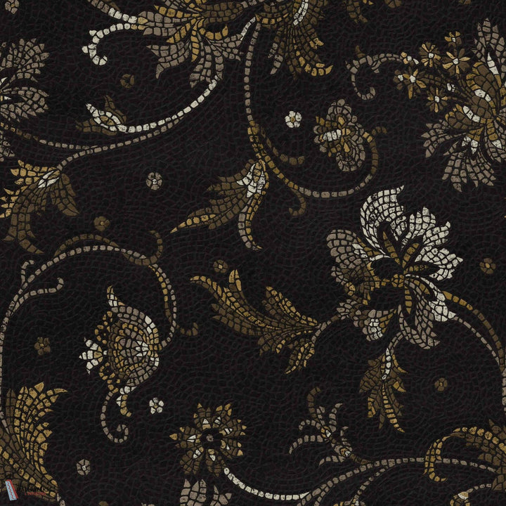 Mosaicum behang-Coordonne-Coal-Non Woven-Rol-Selected Wallpapers-Interiors