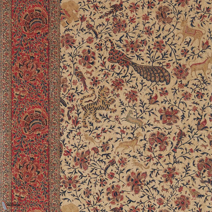 Mughal Menagerie behang-Zoffany-Indigo/madder-Paneel-Selected Wallpapers-Interiors