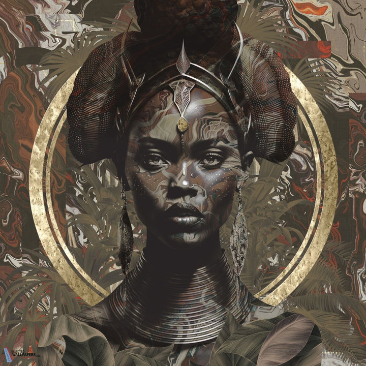 Nefertari-behang-Tapete-Muance-Brown-Vinyl-MU14001V-Selected Wallpapers