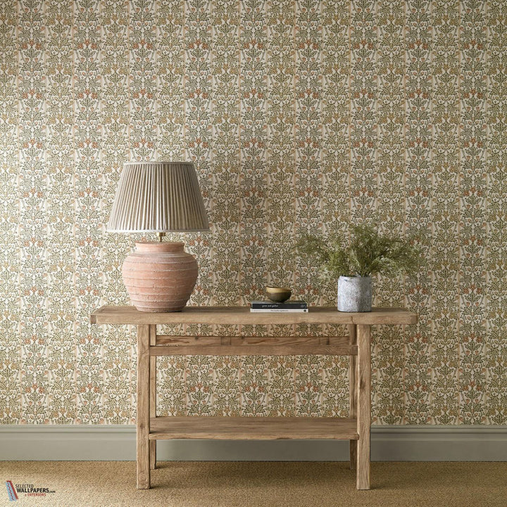 Oak & Blossom behang-Morris & Co-Selected Wallpapers-Interiors