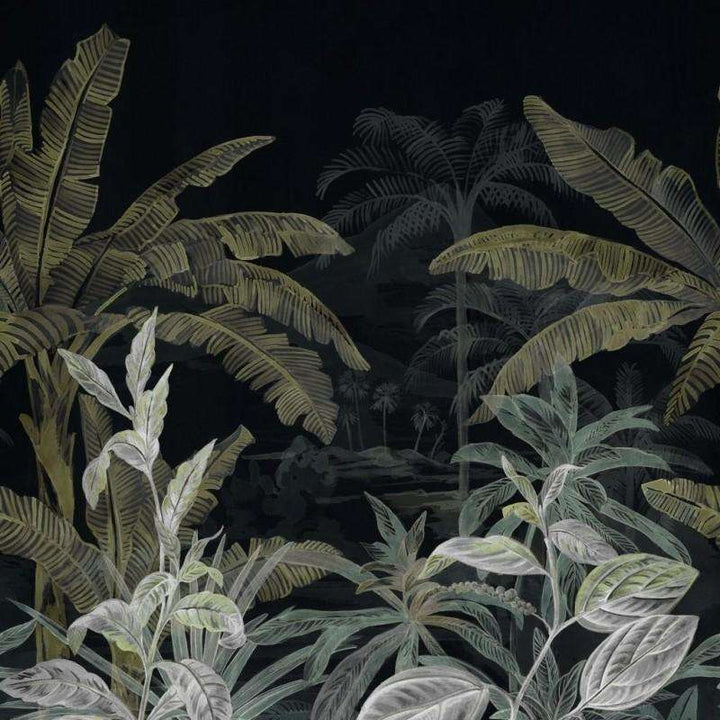 Olea Custom-Casamance-wallpaper-behang-Tapete-wallpaper-Vert Fonce-M2-Selected Wallpapers