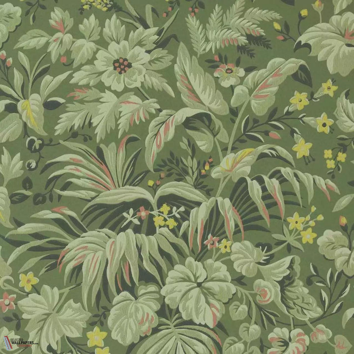 Palmette behang-1838 wallcoverings-Forest-Rol-Selected Wallpapers-Interiors