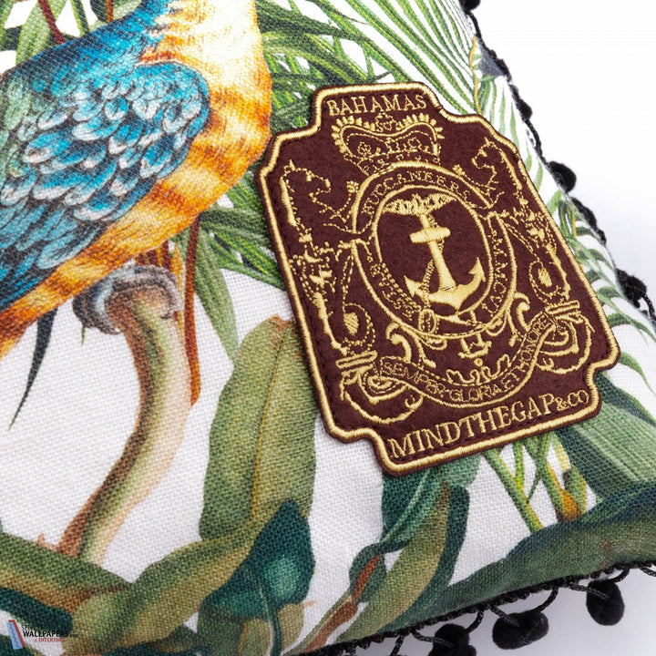 Parrots of Brasil Linen Kussen-Kussen-Mind the Gap-Kissen-Cushion-Selected Interiors