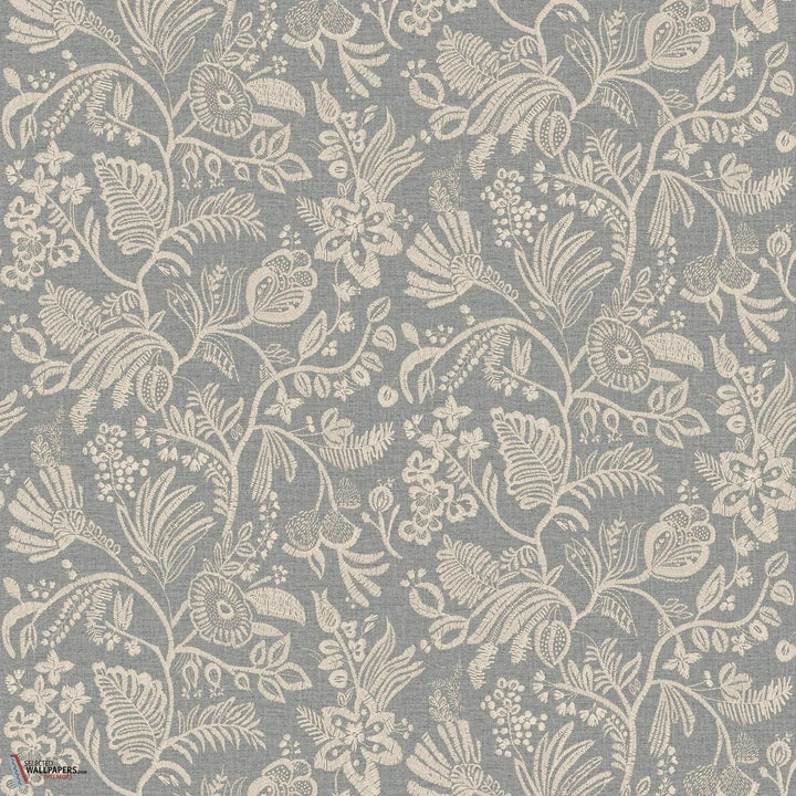 Pastel behang-Casamance-Pierre bleue-Rol-Selected Wallpapers-Interiors