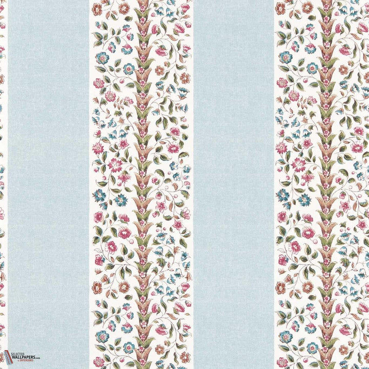 Pergola stripe behang-Sanderson-Mineral blue & wisteria-Rol-Selected Wallpapers-Interiors