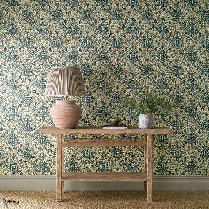 Persian Tulip behang-Morris & Co-Selected Wallpapers-Interiors