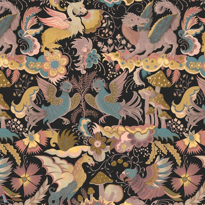 Phantasia behang-House of Hackney-wallpaper-tapete-Noir-200 cm-Selected-Wallpapers-Interiors