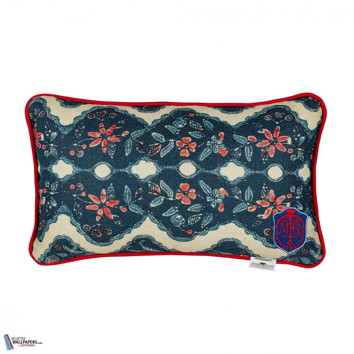 Phoenicia Batik Kussen-Kussen-Mind the Gap-Kissen-Cushion-Indigo/Red-50 x 30 cm-Selected Interiors