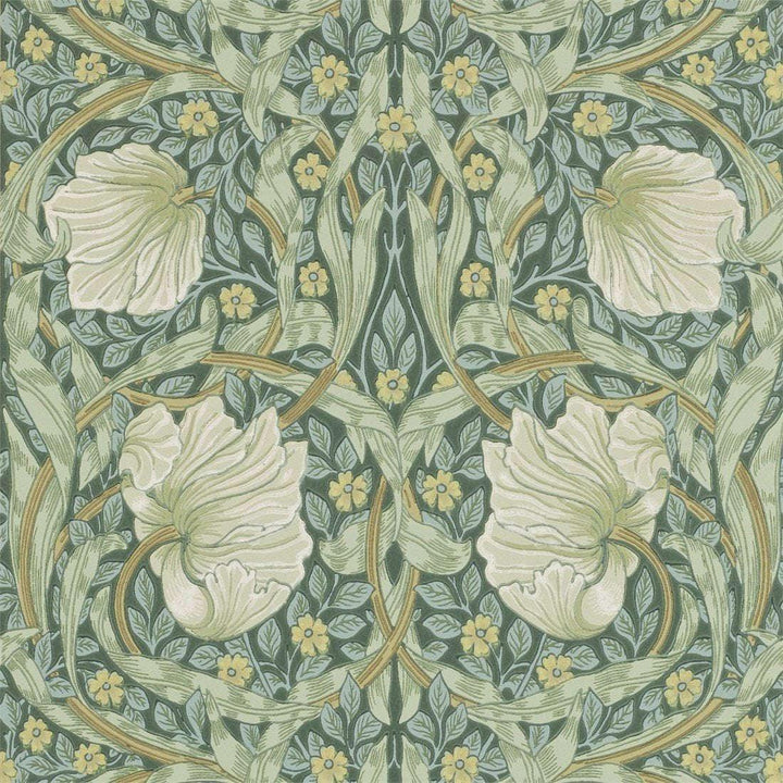 Pimpernel-behang-tapete-wallpaper-Morris & Co-Privet/Slate-Rol-Selected-Wallpapers-Interiors