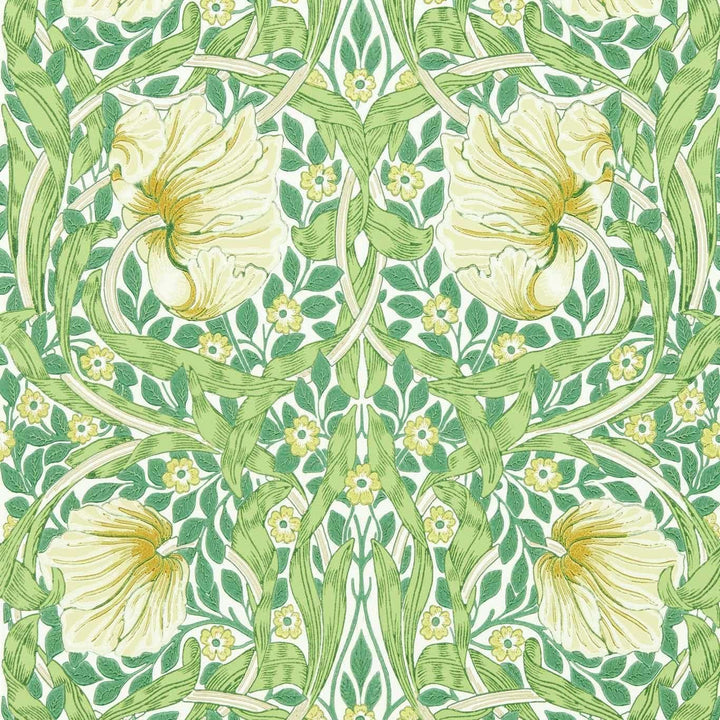 Pimpernel-behang-tapete-wallpaper-Morris & Co-Weld/Leaf Green-Rol-Selected-Wallpapers-Interiors