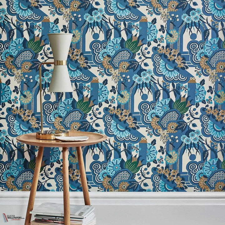 Pineapple Garden behang-1838 wallcoverings-Selected Wallpapers-Interiors
